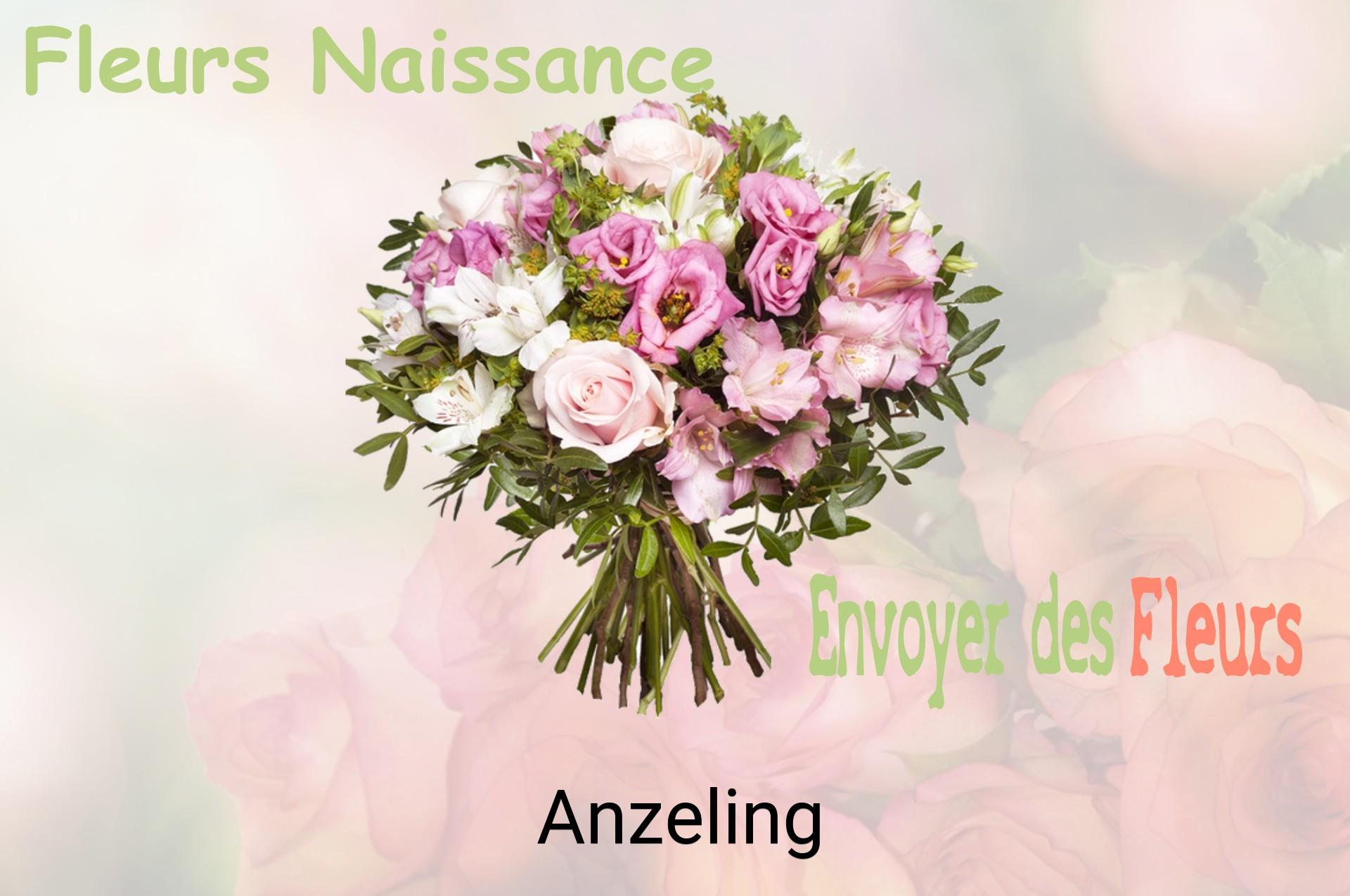 Bouquet de fleurs de naissance livré à Anzeling